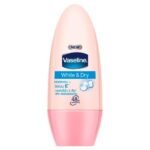 VASELINE ROLLON WHITE AND DRY 50ML.