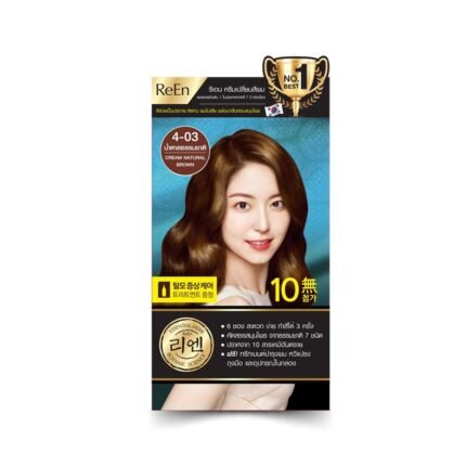 REEN HAIR DYE CREAM NATURAL BROWN 4-03 120G.