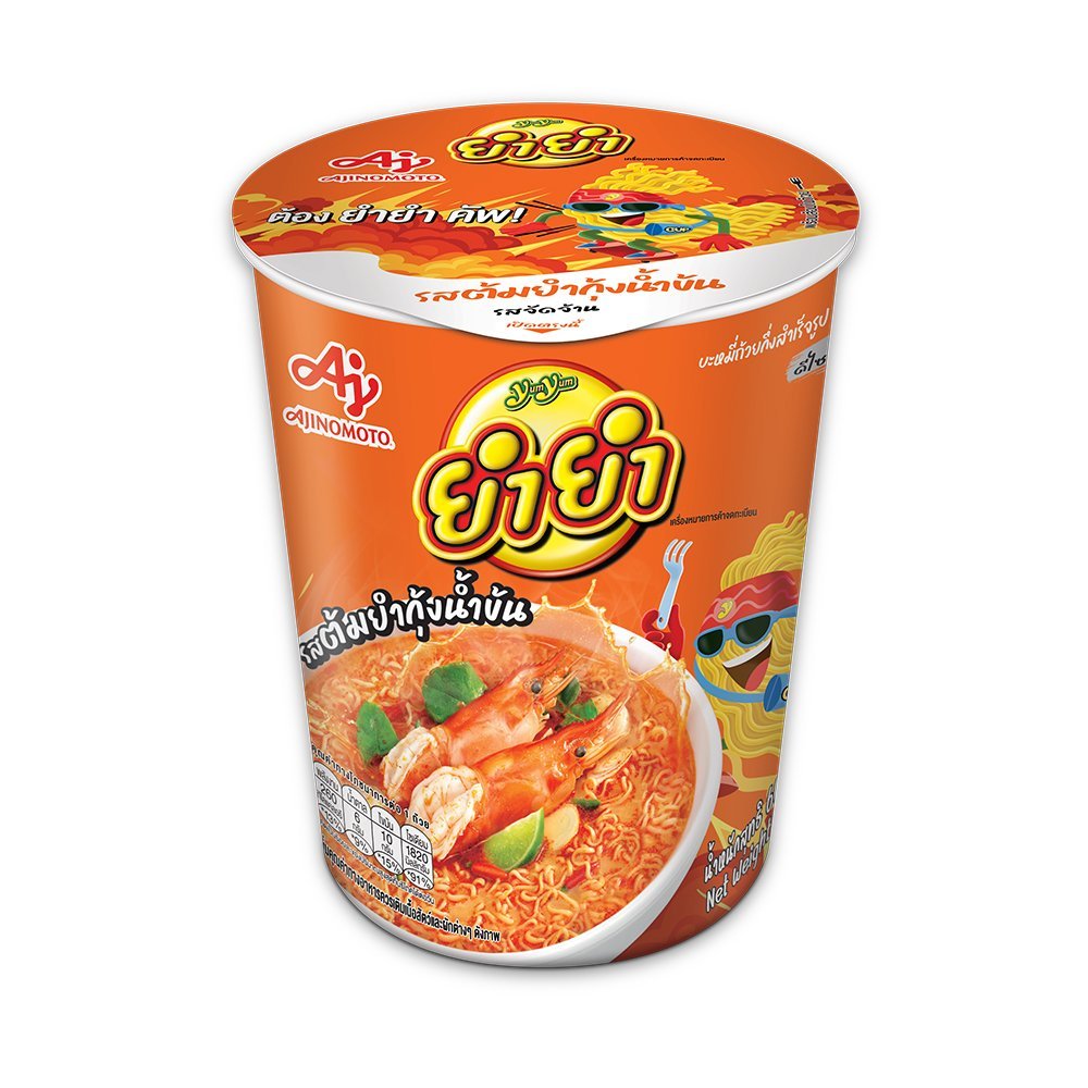 L0203010094.jpg YUMYUM CUP TEM SHRIMP CREAMY TOM YUM 60G - Image 1