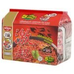 NISSIN EXTREME HOT CHILI CHICKEN FLAVOUR X5