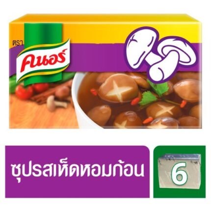 KNORR SEASONING CUBE SHITAKE BROTH 60G.