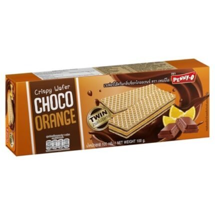 PENNYO CRISPY WAFER CHOCO ORANGE 100 G.