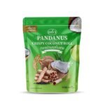 KAEW CRISPY COCONUT ROLL PANDAN FLA 80G