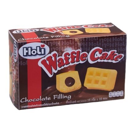 HOLI WAFFLE CAKE CHOCOLATE 15G PACK10
