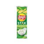 LAYS STAX SOUR CREAM ONION 100 G.
