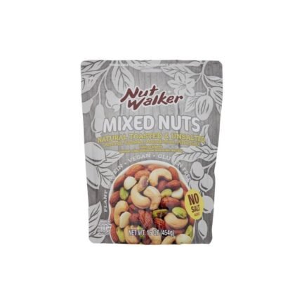 NUTWALKER NATURAL UNSALT MIXNUTS 454 G.