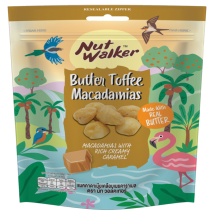 NUT WALKER BUTTER TOFFEE MACADAMIAS120G