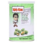 KOHKAE PEANUTS SNACK NORIWASABI 105G.