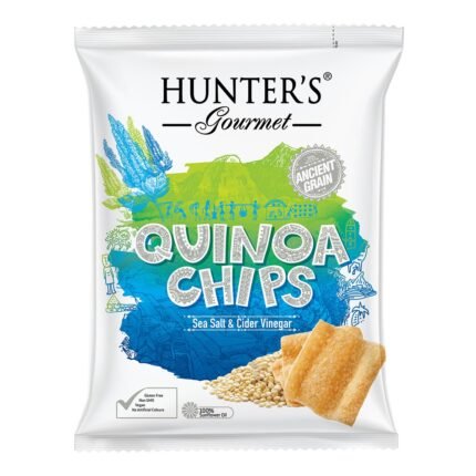HUNTERS QUINOA SALT AND CIDER VINEGAR75G