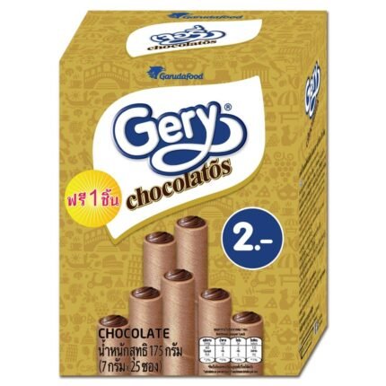 GERY WAFER ROLL CHOCOLATE 7 G.X24