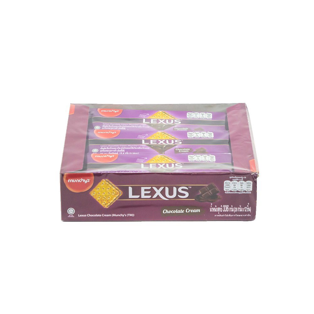 L0407070403.jpg MUNCHYS LEXUS CHOCOLATE 28 G. X12 - Image 1