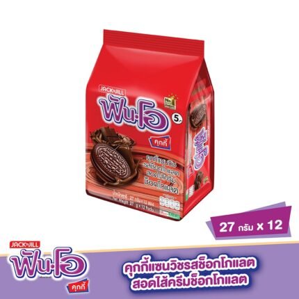 FUN-O CHOC SANDWICH CHOCCREAM 27GX12