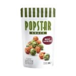 POPSTAR SNACK MATCHA AZUKI RED BEAN 80G.