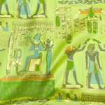 EGYPTIAN PRINTED SILK-283