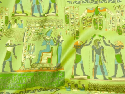 EGYPTIAN PRINTED SILK-283