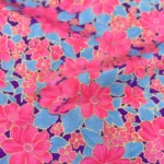 FLORAL PRINTED SILK-134