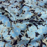 FLORAL PRINTED SILK-156