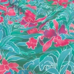 FLORAL PRINTED SILK-157