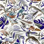 FLORAL PRINTED SILK-187