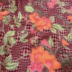 FLORAL PRINTED SILK-273