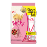 GLICO POCKY FAMILY STRAWBERRY 21G.X7