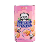 MEIJI HELLO PANDA BISCUIT STRAWBERR 50G.