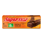 SUPER STAR TRIPLE CHOCOLATE 16G. PACK 6