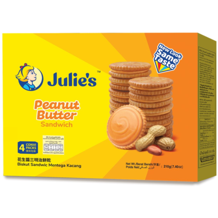 JULIES PEANUT BUTTER SANDWICH 210G
